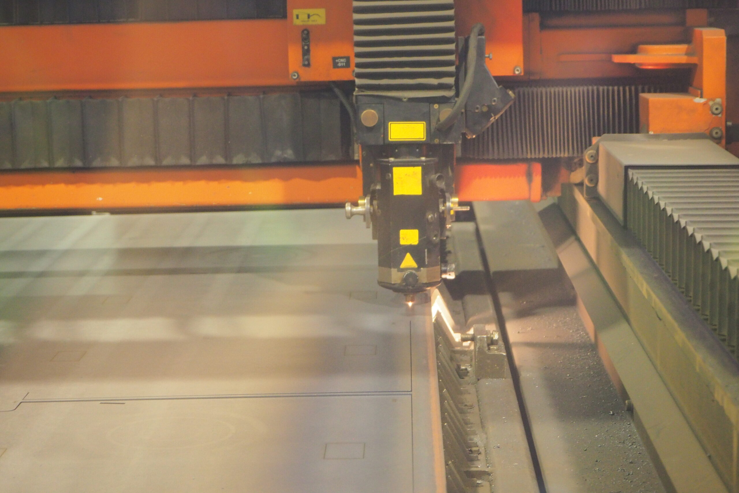Lasergravur Bystronic Detail